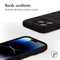 imoshion Coque arrière EasyGrip iPhone 14 Pro - Noir