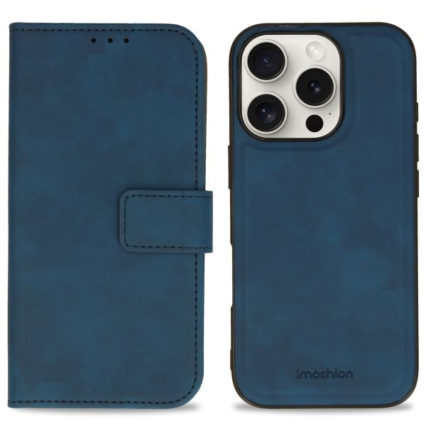 imoshion Etui de télephone luxe 2-en-1 amovible Apple iPhone 16 Pro - Bleu