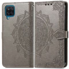 imoshion Etui de téléphone portefeuille Mandala Samsung Galaxy M22 / A22 (4G) - Gris