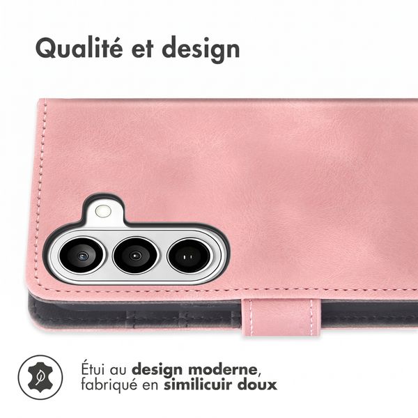 imoshion Etui de télephone portefeuille avec cordon Samsung Galaxy A27 (5G) - Rose