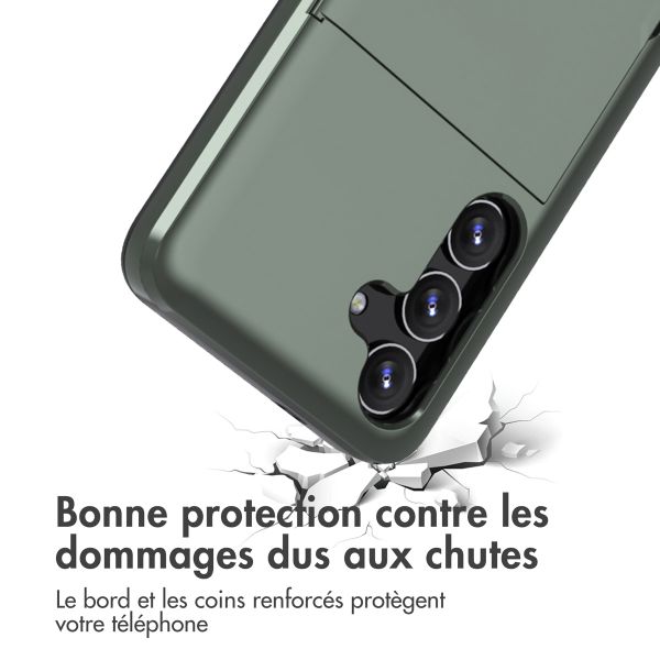 imoshion Coque arrière avec porte-cartes Samsung Galaxy S24 - Vert foncé