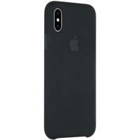 Apple Coque en silicone Apple iPhone X - Noir