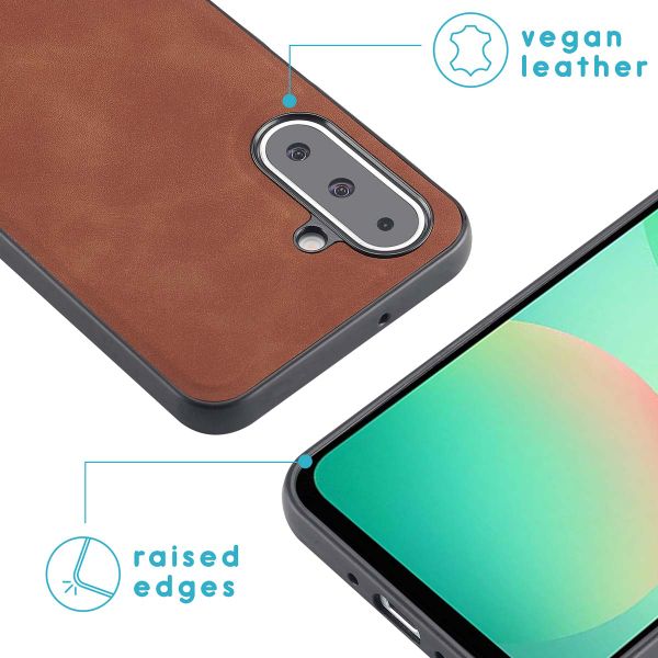 imoshion Etui de télephone luxe 2-en-1 amovible Samsung Galaxy A26 - Marron