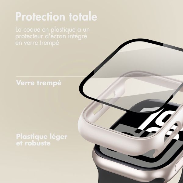 imoshion Coque rigide à couverture complète Apple Watch 10 / 11 - 46 mm - Starlight