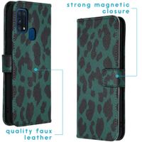 imoshion Coque silicone design Samsung Galaxy M31 - Green Leopard