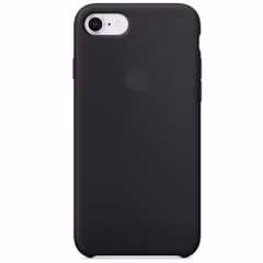 Apple Coque en silicone Apple iPhone SE (2022 / 2020) / 8 / 7 - Noir