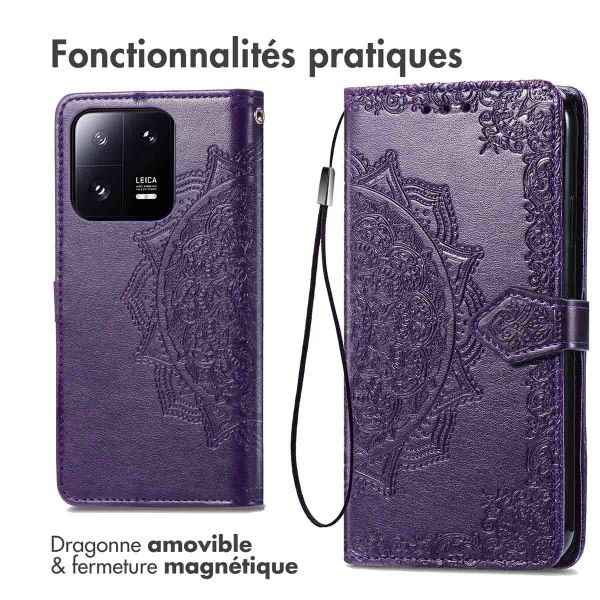 imoshion Etui de télephone Mandala Xiaomi 13 Pro - Violet