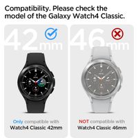 Spigen Protection d'écran EZ FIT Glas.tR avec applicateur Samsung Galaxy Watch 4 Classic - 42 mm - Transparent