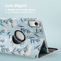 imoshion Coque tablette Design rotatif à 360° Xiaomi Redmi Pad SE - Flowers