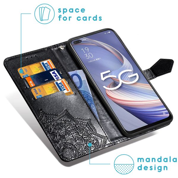 imoshion Etui de téléphone portefeuille Mandala Oppo Reno4 Z 5G