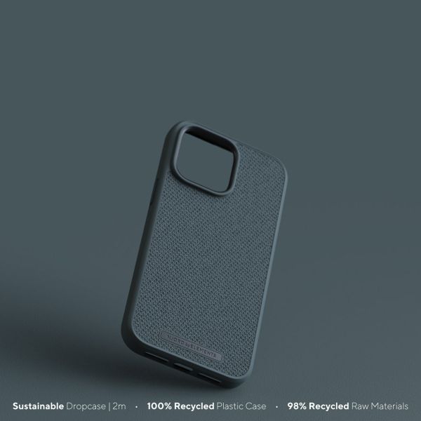 Njorð Collections Coque en tissu Apple iPhone 14 Pro Max - Dark Grey