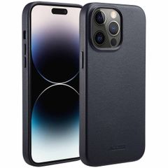 Accezz Coque arrière en cuir avec MagSafe Apple iPhone 14 Pro Max - Onyx Black