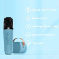 imoshion Kids Karaoke Set - Enceinte et micro - Soft Blue