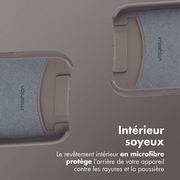 imoshion Coque arrière Color avec cordon amovible et MagSafe Samsung Galaxy S26 Ultra - Black Coffee