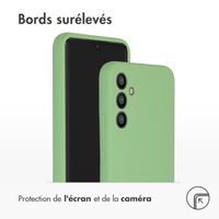 Accezz Coque Liquid Silicone Samsung Galaxy A34 (5G) - Vert