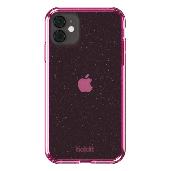 Holdit Coque Pailletée iPhone 11 / XR - Pink