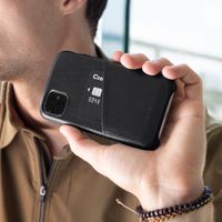 Selencia Coque arrière en cuir végétalien Vayu Apple iPhone 12 (Pro)