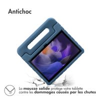 imoshion Coque kidsproof avec poignée Samsung Galaxy Tab A8 - Bleu foncé