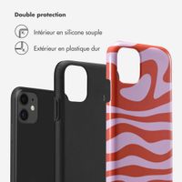 Selencia Coque arrière Vivid Apple iPhone 11 - Dream Swirl Pink