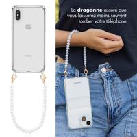 imoshion Coque avec cordons de téléphone Apple iPhone X / Xs - Perles