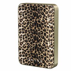 Burga Powerbank magnétique 5 000 mAh - Convient pour MagSafe et Qi2 - Joueur / Or