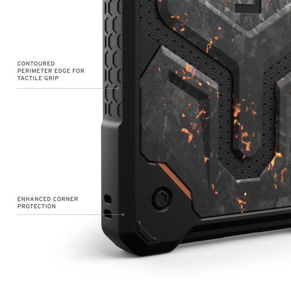 UAG Coque arrière Monarch Pro Samsung Galaxy S25 Ultra - Forged Carbon