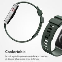imoshion Bracelet silicone Xiaomi Smart Band 9 / 8 Pro / Redmi Watch 6 / 5 / 4 - Vert foncé