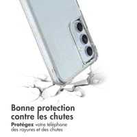 imoshion Coque arrière transparente Pailletée Samsung Galaxy A54 (5G) - Doré