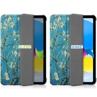 imoshion Coque tablette Design Trifold Apple iPad 11 (2025) 11 pouces A16 / iPad 10 (2022) 10.9 pouces - Green Plant