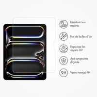 Accezz Protection d'écran en verre trempé avec applicateur Apple iPad Pro 13 (2025) M5 / (2024) M4