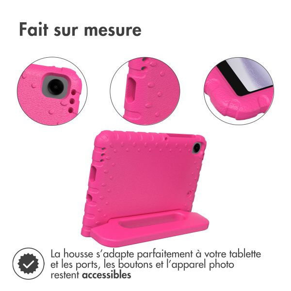 imoshion Coque kidsproof avec poignée Samsung Galaxy Tab A9 8.7 pouces - Rose