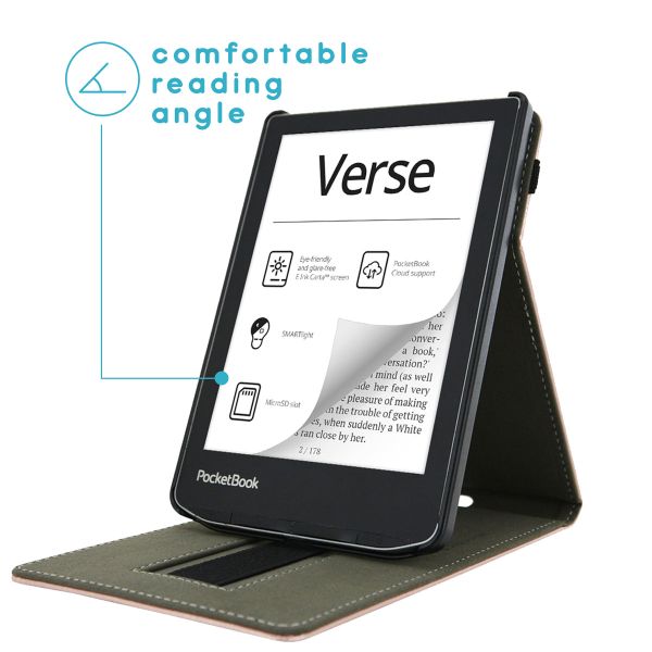 imoshion Étui á rabat Pocketbook Verse / Verse Pro / Verse Pro Color / Vivlio Light / Light HD - Rose Doré