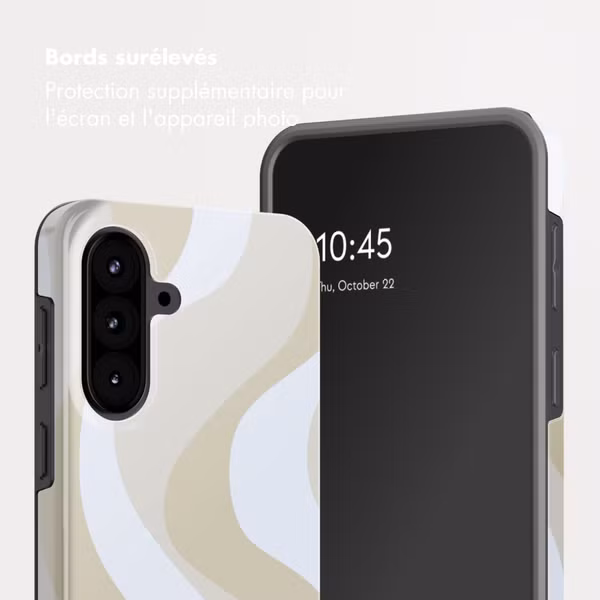 Selencia Coque arrière Vivid Samsung Galaxy A57 (5G) - Desert Waves Beige