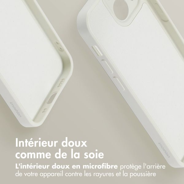 imoshion Coque Couleur avec MagSafe Apple iPhone 13 Mini - Beige