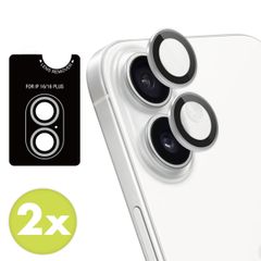 imoshion Lot de 2 protections d'objectif de caméra Apple iPhone 17 / 16 / 16 Plus - Blanc