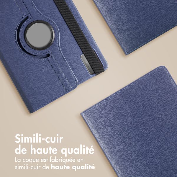 imoshion Coque tablette rotatif à 360° Lenovo Idea Tab - Bleu foncé