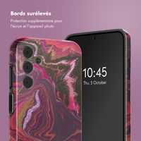 Selencia Coque arrière Vivid Tough Samsung Galaxy A15 (5G/4G) - Marble Purple