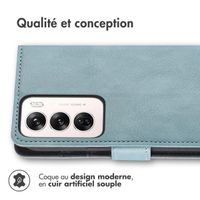 imoshion Étui de télephone portefeuille Oppo Reno 12 Pro - Bleu clair