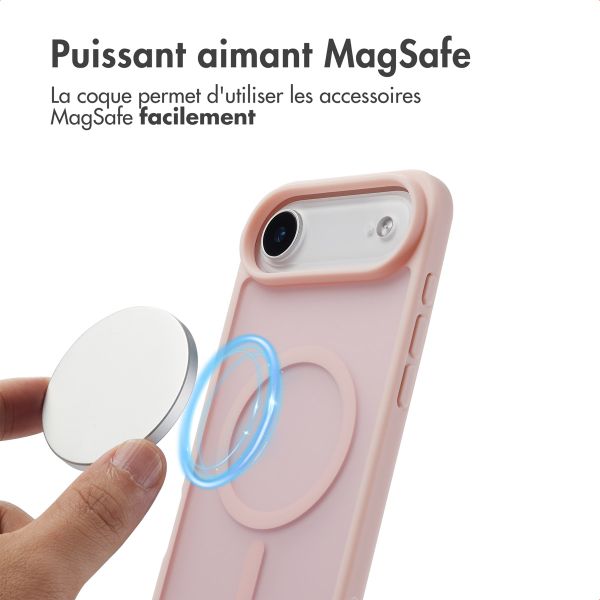 imoshion Coque Color Guard avec MagSafe Apple iPhone Air - Rose clair