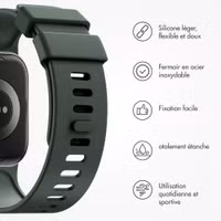 imoshion Bracelet silicone Xiaomi Smart Band 9 / 8 Pro / Redmi Watch 6 / 5 / 4 - Vert foncé