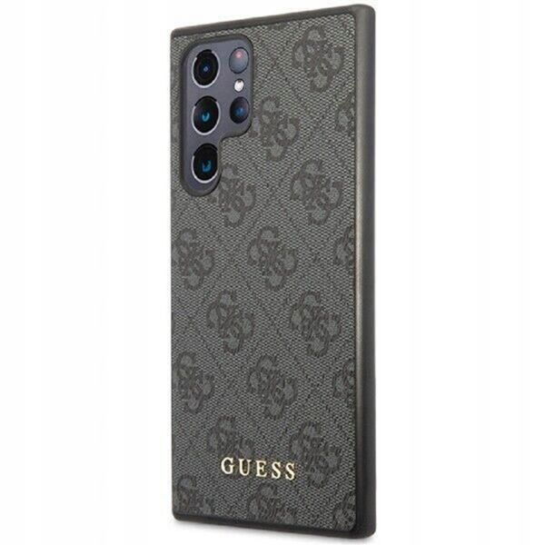 Guess Coque arrière 4G Classic Logo Samsung Galaxy S24 Ultra - Noir