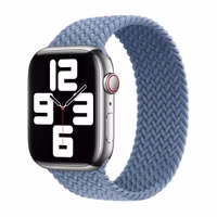Apple Bracelet Solo tressé Apple Watch | 44/45/46/49 mm - Taille 8 - Slate Blue