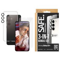 SAFE by PanzerGlass Pack 3-en-1 Safe - Coque + protection d'écran + protection de caméra Samsung Galaxy S24 Plus - Transparent