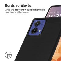 imoshion Coque Brushed Motorola Moto G85 - Noir