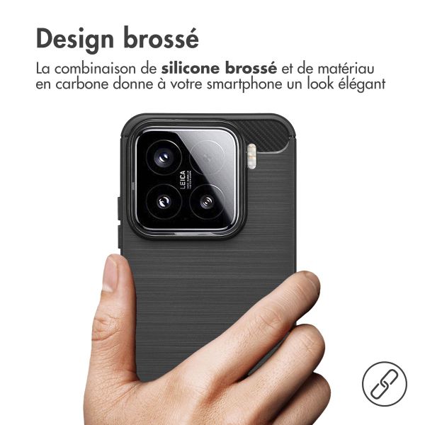 imoshion Coque Brushed Xiaomi 15 - Noir