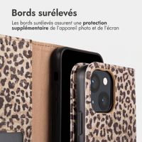 imoshion Étui de télephone portefeuille Design Apple iPhone 13 - Leopard Mood