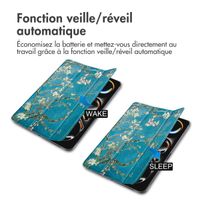 imoshion Coque tablette Design Trifold Apple iPad Pro 13 (2024) M4 - Green Plant