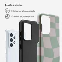 Selencia Coque arrière Vivid Tough Samsung Galaxy A52(s) (5G/4G) - Groovy Sage Green