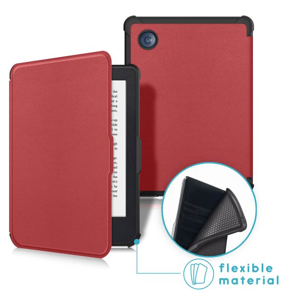 imoshion Slim Soft Sleepcover Kobo Clara 2E / Tolino Shine 4 - Rouge