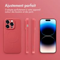 imoshion Coque Couleur avec MagSafe Apple iPhone 14 Pro - Dusty Rose